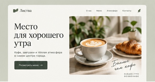 Простой лендинг